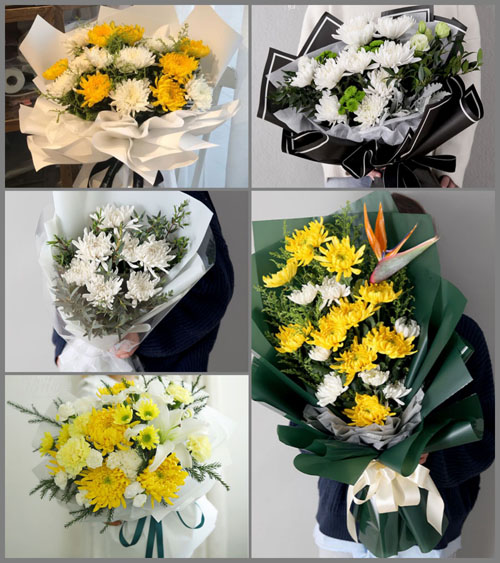 广东汕尾市城区捷胜镇白事花束代送